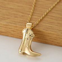 Load image into Gallery viewer, Cowboy Boot Pendant & Chain