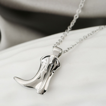 Load image into Gallery viewer, Cowboy Boot Pendant & Chain