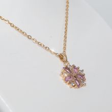 Load image into Gallery viewer, Rosé Blossom Pendant & Chain