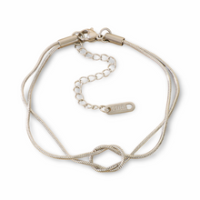 Load image into Gallery viewer, Knotted Snake Chain Bracelet
