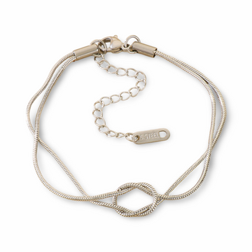 Knotted Snake Chain Bracelet