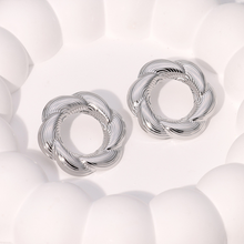Load image into Gallery viewer, Versailles Twisted Round Stud Statement Earrings
