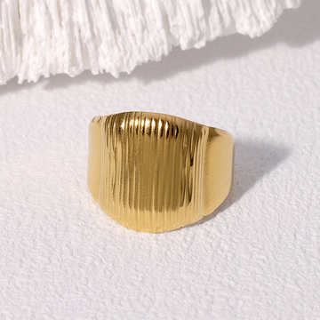 Milan Textured Statement Ring