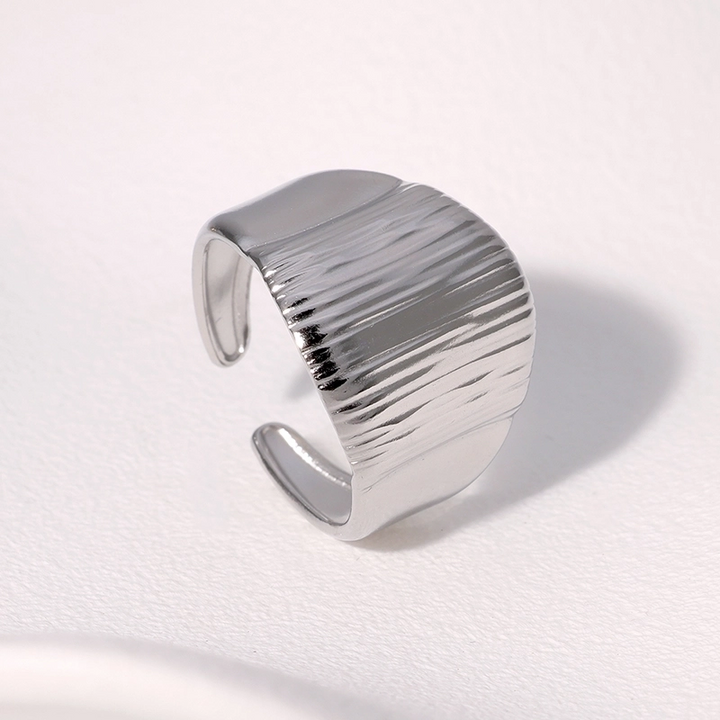 Milan Textured Statement Ring