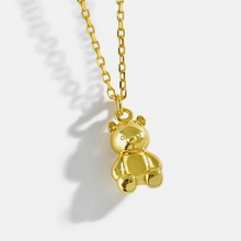 Load image into Gallery viewer, Teddy Bear Pendant &amp; Chain

