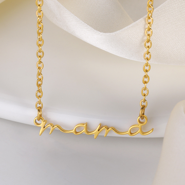 Minimalistic "Mama" Script Bracelet