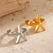 Load image into Gallery viewer, Polished Starfish Ring
