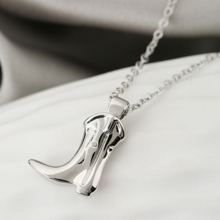 Cowboy Boot Pendant & Chain