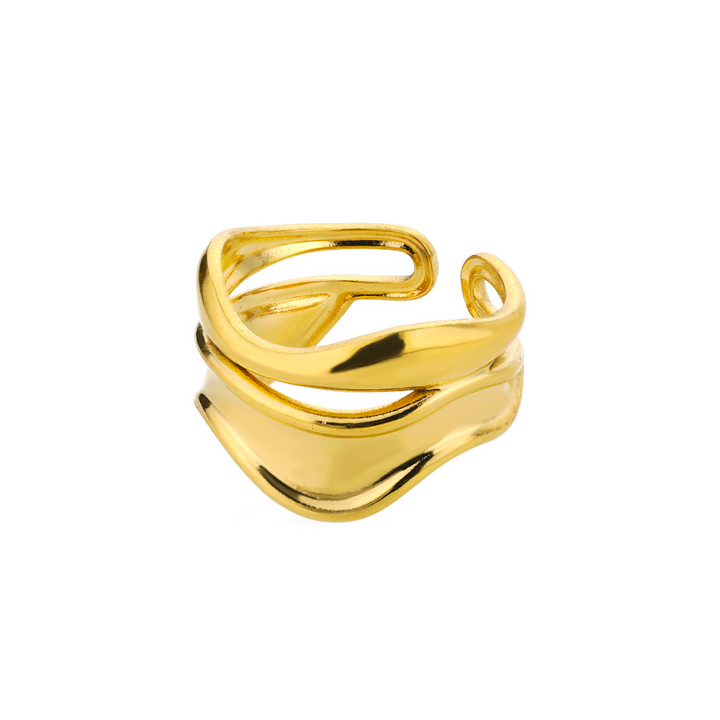 Chunky Wave Statement Ring