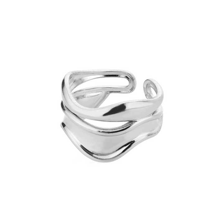 Chunky Wave Statement Ring