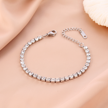 Load image into Gallery viewer, Riviara Radiance Encrusted Tennis Bracelet
