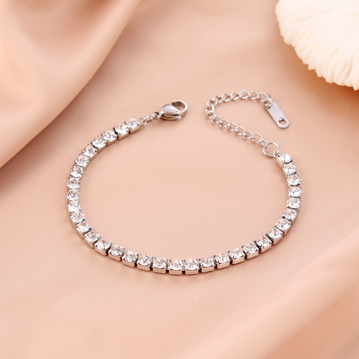 Riviara Radiance Encrusted Tennis Bracelet
