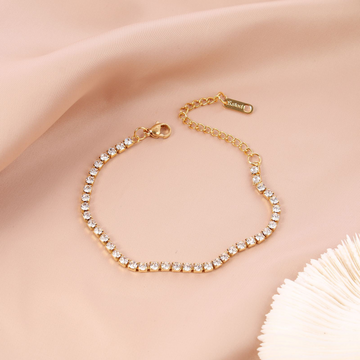 Riviara Radiance Encrusted Tennis Bracelet