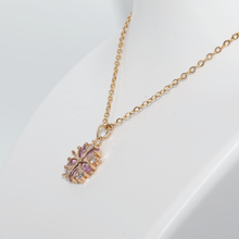 Load image into Gallery viewer, Rosé Blossom Pendant &amp; Chain
